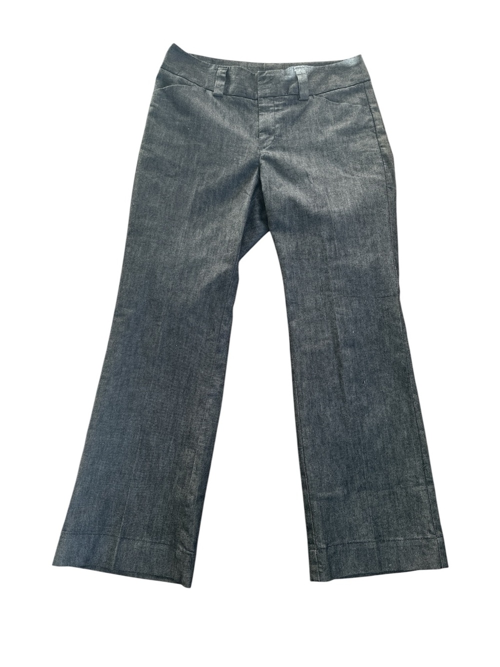 Vintage Gap Curvy Fit Flared Leg Trouser Jeans Dark Gray Wash Size 10A